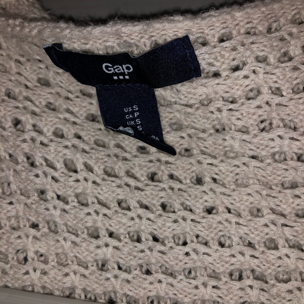 Waffle knit cardigan